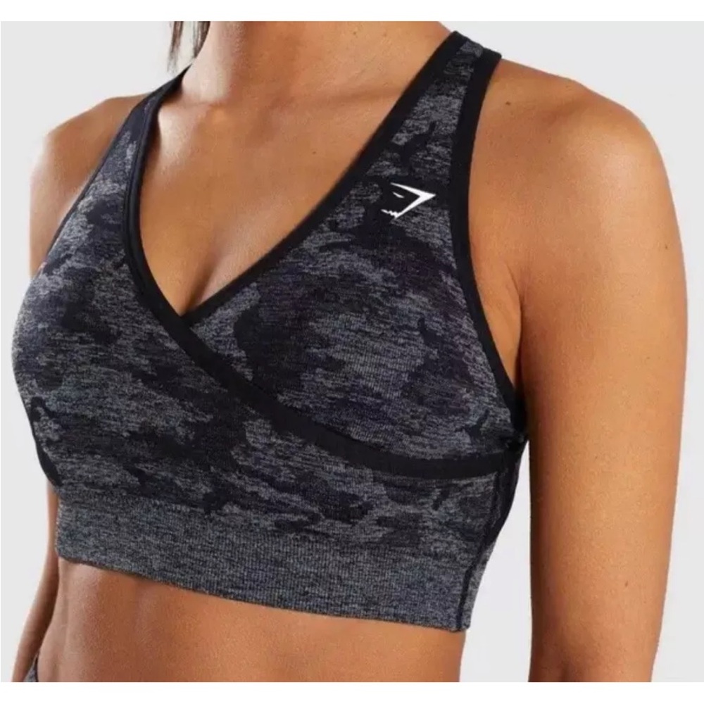 Gymshark Adapt Camo Seamless Sports Bra.